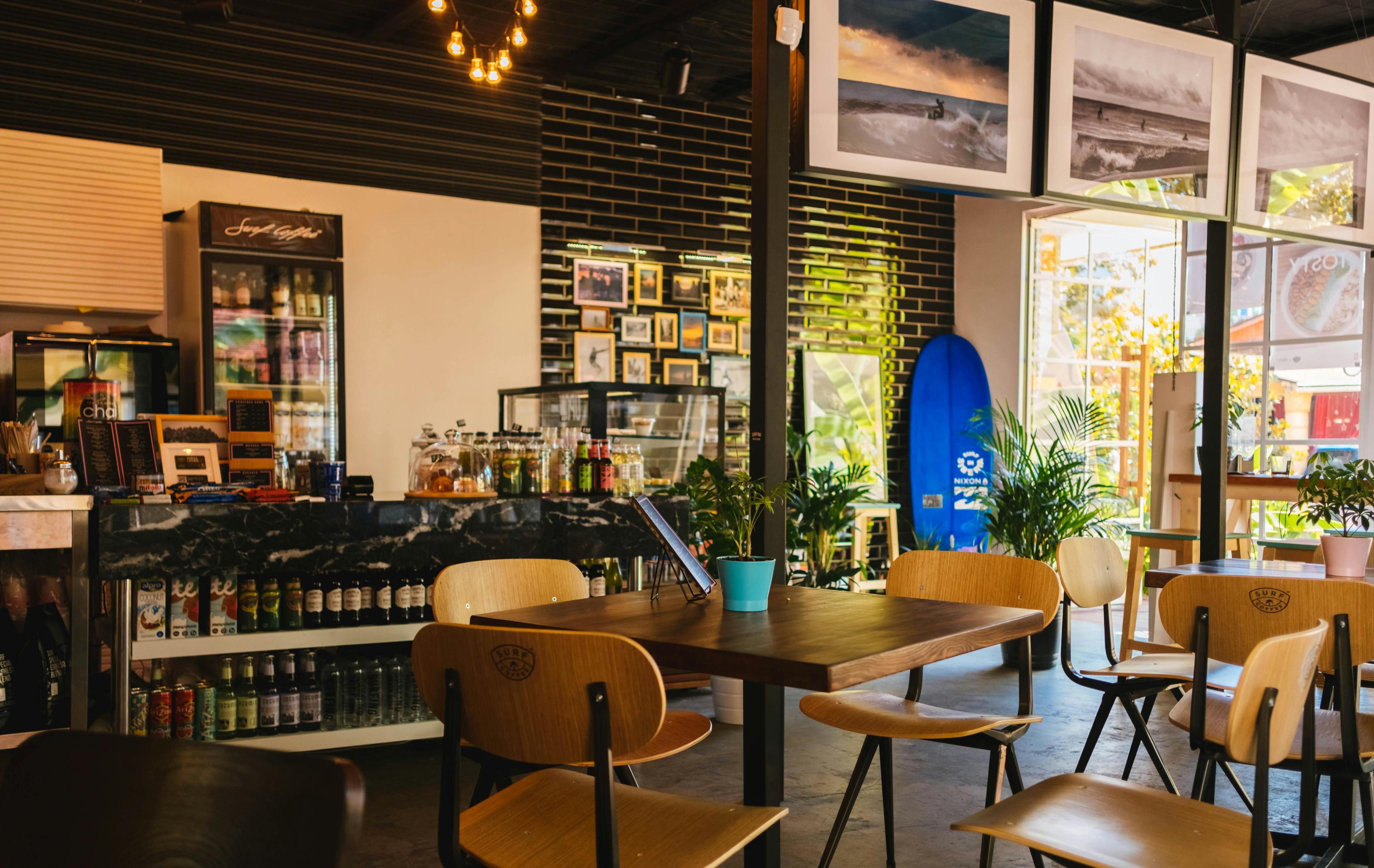 Beans and Bubbles Cafe Interior