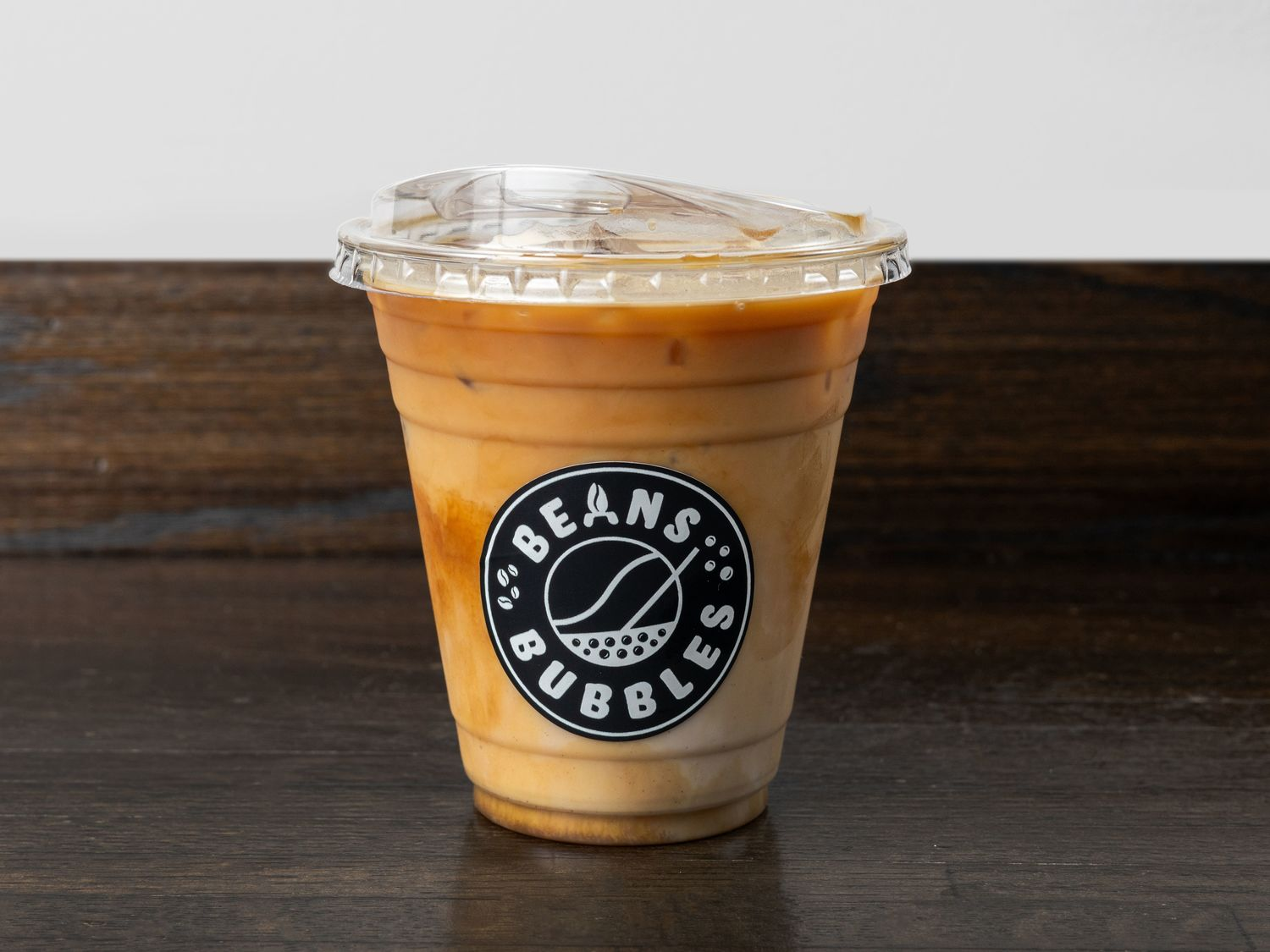 Espresso and latte drinks at Beans and Bubbles